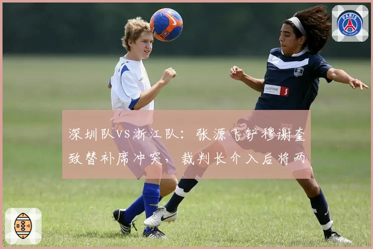 深圳队vs浙江队：张源飞铲穆谢奎致替补席冲突，裁判长介入后将两人直接罚下
